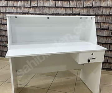 120 CM AHŞAP KARŞILAMA BANKO-KÜRSÜ ÜRETİCİSİNDEN